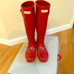 Red Original Tall Hunter Boots